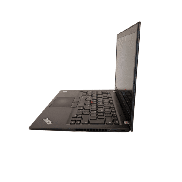 Lenovo ThinkPad T490s | 14,1″ FHD | Touch | I5 | 16GB | 256GB SSD | Grade A - set fra højre side