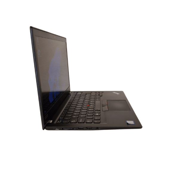 Lenovo ThinkPad T490s | 14,1″ FHD | Touch | I5 | 16GB | 256GB SSD | Grade A - set fra venstre side