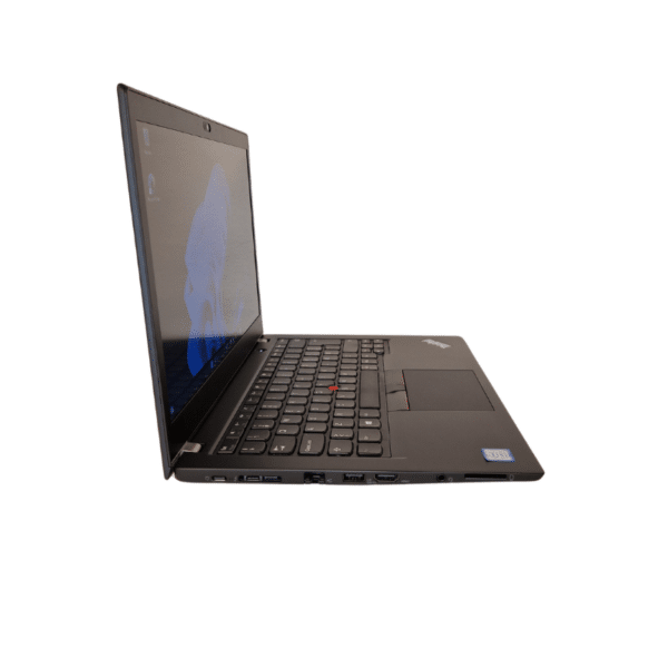 Lenovo ThinkPad T480s | 14,1″ FHD | Touch | I5 | 8GB | 256GB SSD | Grade A - set fra venstre side