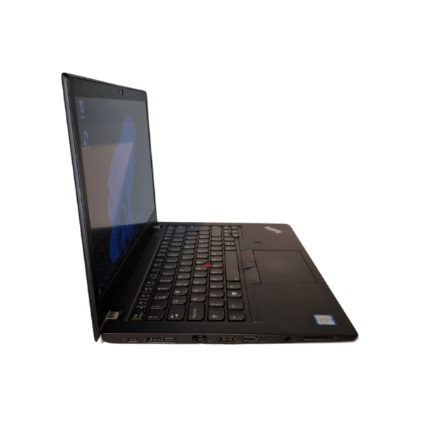 Lenovo ThinkPad T480s | 14,1″ FHD | I7 | 24GB | 512GB SSD | Grade B-1 - set fra venstre side