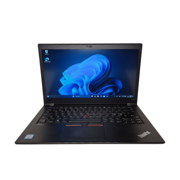 Lenovo ThinkPad T480s | 14,1″ FHD | I5 | 8GB | 256GB SSD | Grade C - vist forfra