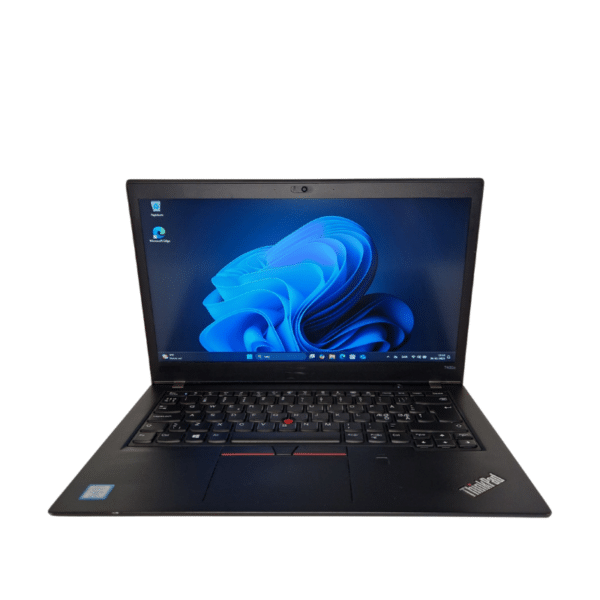 Lenovo ThinkPad T480s | 14,1″ FHD | I5 | 8GB | 256GB SSD | Grade C - vist forfra