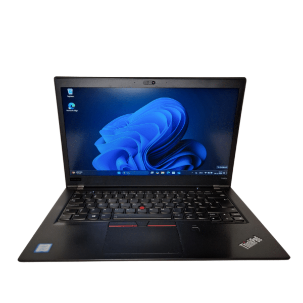 Lenovo ThinkPad T480s | 14,1″ FHD | I7 | 16GB | 256GB SSD | Grade B - vist forfra