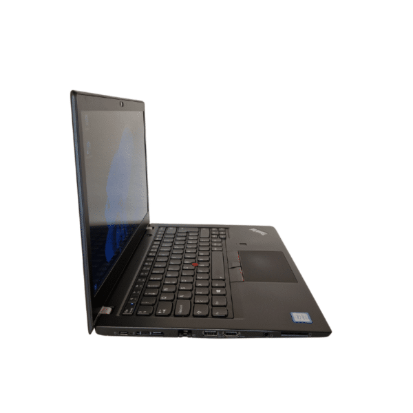 Lenovo ThinkPad T480s | 14,1″ FHD | I7 | 16GB | 256GB SSD | Grade B - vist fra venstre side