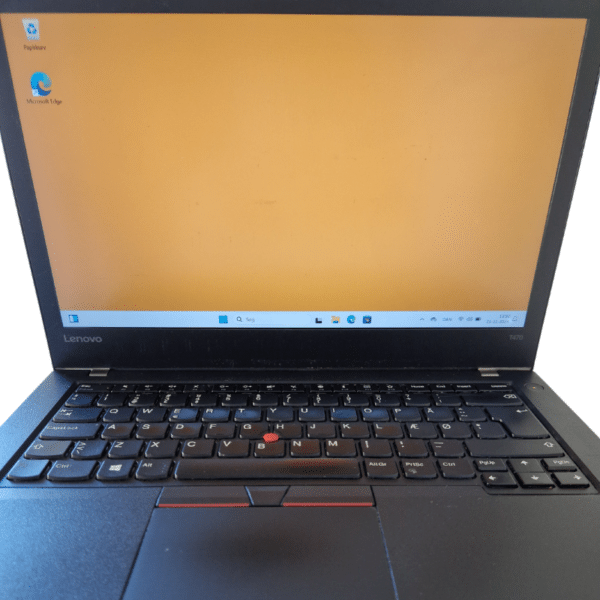 Lenovo ThinkPad T470 | 14,1″ FHD | i5 | 8GB | 256GB SSD | Brugt B - vist med skærmridser og blindspot