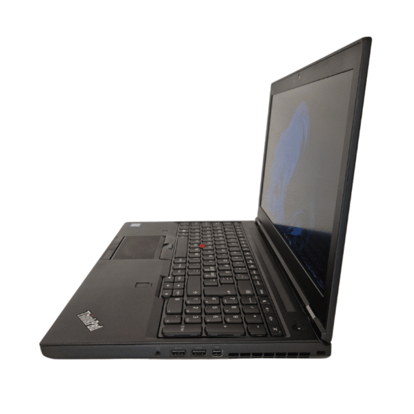 Lenovo Thinkpad P50 | 15,6″ | I7 | 32GB | 512GB SSD | Grade A - set fra højre side