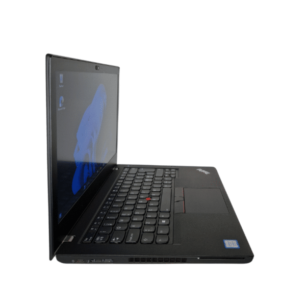 Lenovo ThinkPad T480 | 14,1″ FHD | i5 | 8GB | 256GB SSD | Brugt C - vist fra venstre side