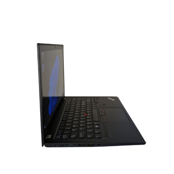 Lenovo ThinkPad T14s G1 | 14,1″ FHD | Ryzen 5 Pro | 16GB | 256GB SSD | Brugt A - vist fra venstre side