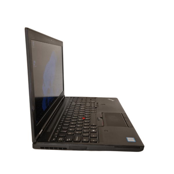 Lenovo Thinkpad P50 | 15,6″ | I7 | 32GB | 512GB SSD | Grade C - vist fra venstre side