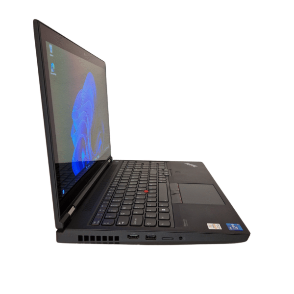 Lenovo ThinkPad P15 Gen 2 | 15,6″ | Touch | I7 | 32GB | 1TB SSD | Grade A - set fra venstre side