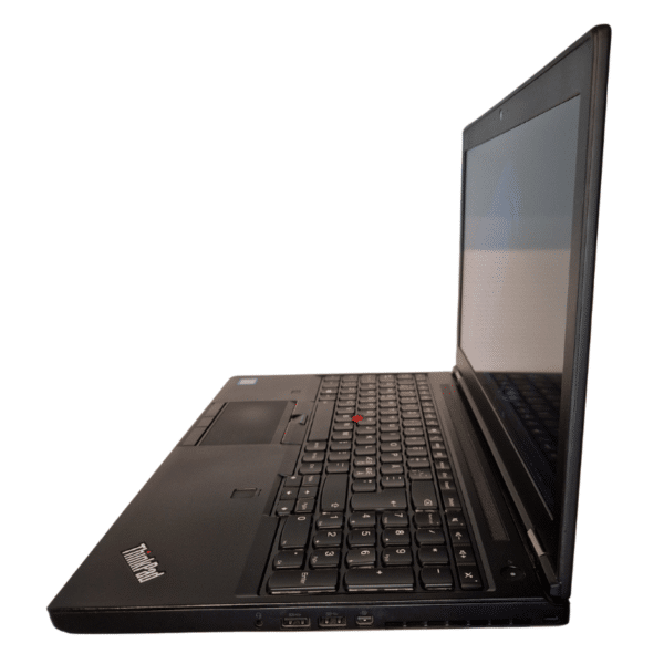 Lenovo Thinkpad P50 | 15,6″ | I7 | 32GB | 512GB SSD | Grade C - set fra højre side