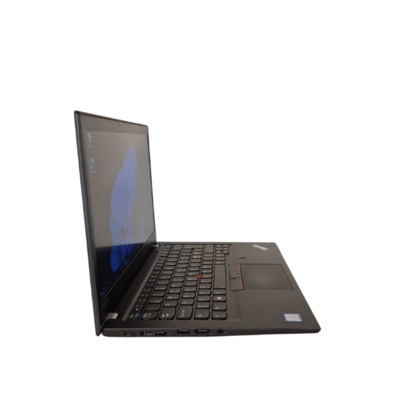 Lenovo ThinkPad T490s | 14,1″ FHD | I5 | 8GB | 256GB SSD | Grade B - set fra venstre side