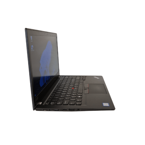 Lenovo ThinkPad T490s | 14,1″ FHD | I5 | 16GB | 256GB SSD | Grade B - set fra venstre side