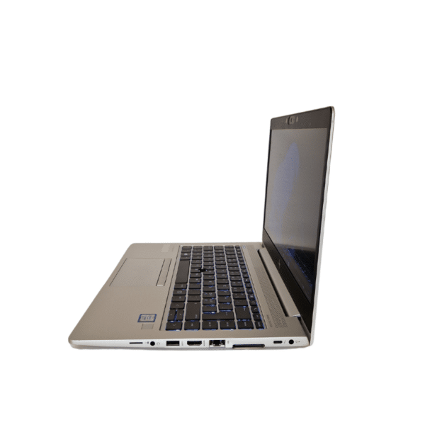 HP EliteBook 840 G6 | 14,1″ | i5 | 16GB | 256GB SSD | Touch Skærm | Brugt C - set fra højre side