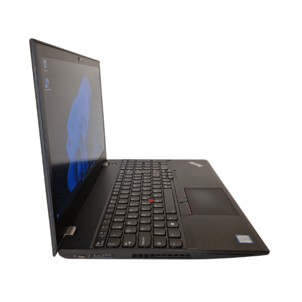 Lenovo ThinkPad T580 | 15,6″ | I5 | 16GB | 256GB SSD | Grade C - vist fra venstre side