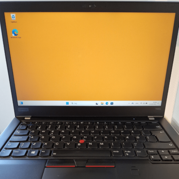 Lenovo ThinkPad T480s | 14,1″ FHD | I7 | 8GB | 256GB SSD | Grade B - vist med blindspot