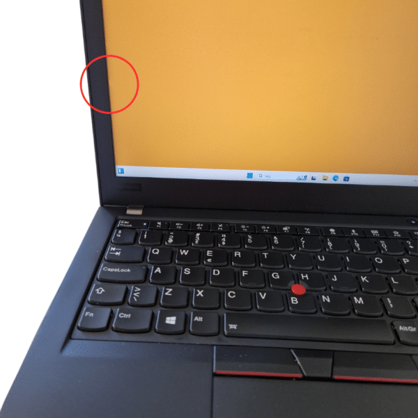 Lenovo ThinkPad X280 | 12,5″ | i5 | 16GB | 256GB SSD | Grade C - vist med blindspot tæt på Venstre side