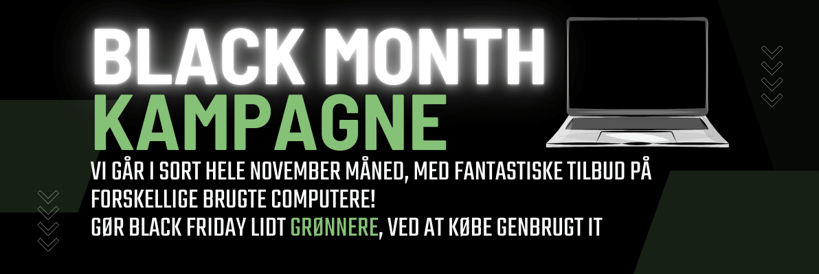 Black Month banner hjemmeside Greenlaptops