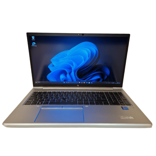 HP EliteBook 850 G8 | 15,6″ | i5 | 16GB | 256GB SSD | Brugt B - vist forfra