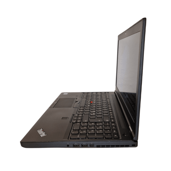 Lenovo Thinkpad P50 | 15,6″ | I7 | 32GB | 256GB SSD | Grade B - vist fra højre side