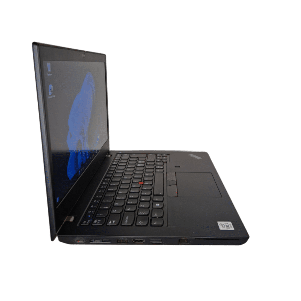 Lenovo ThinkPad L14 G1 | 14,1″ FHD | I5 | 8GB | 256GB SSD | Brugt B - vist fra venstre side