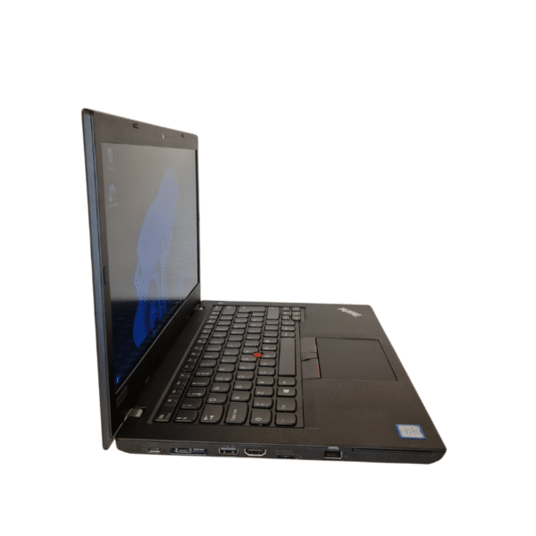 Lenovo ThinkPad L480 | 14,1″ FHD | i3 | 8GB | 256GB SSD | Brugt A - vist bagfra - vist fra venstre side