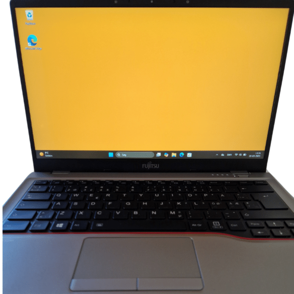 Fujitsu Lifebook U7411 | 14,1″ FHD | I5 | 8GB | 256GB SSD | Grade C - vist med lille blindspot i venstre side